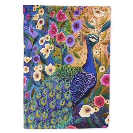 PATIOPLUS 11 x 0.01 x 15 in. Peacock Portrait Garden Flag PA2553523